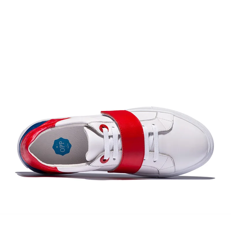 OPP мужская обувь летняя кожаная дышащая повседневная в английском стиле для