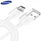 Оригинальный кабель Samsung для быстрой зарядки, 1,2 м, 2 А, Micro USB, разъем-преобразователь для зарядки смартфонов в автомобиле, Galaxy S6 S7 edge note 4 5