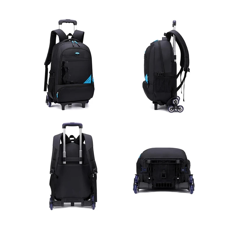 Trolley Children School Bags For Boys Backpack Wheeled Kids Schoolbag Student Bags Travel Luggage Suitcase Rolling Backpack