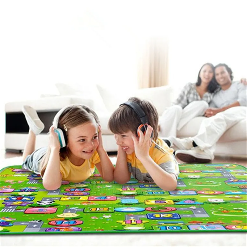 Baby Play Mat Crawling mat Double-sided Waterproof Carpet Puzzle pattern Children Developing 200*180*0.5cm | Игрушки и хобби