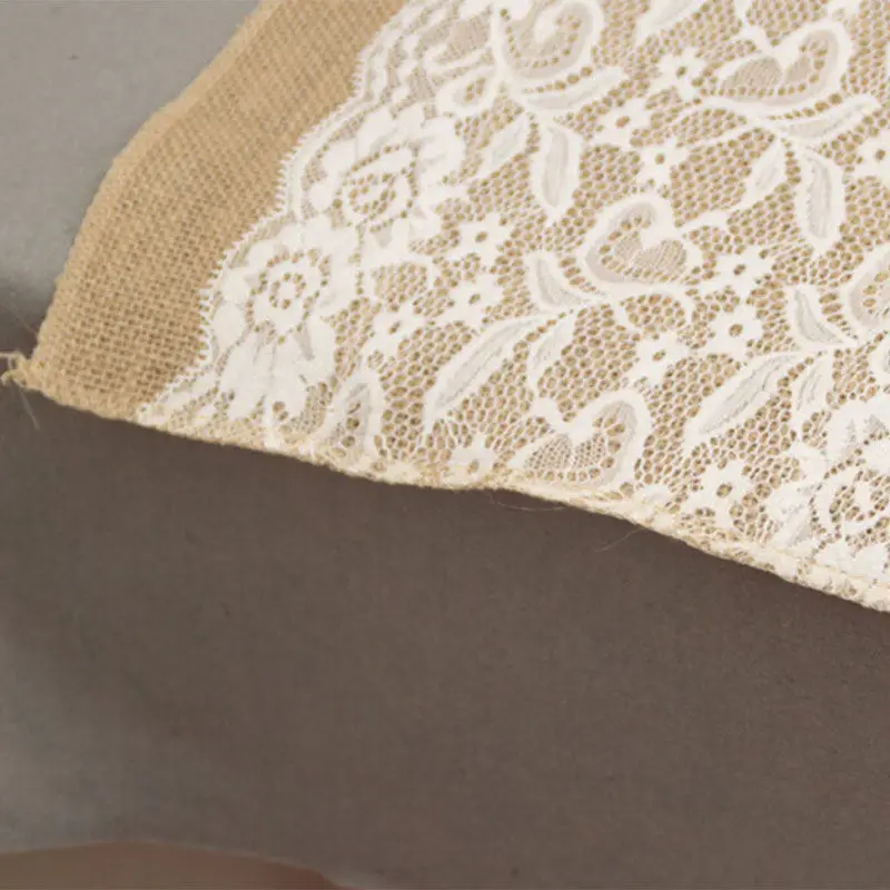 Натуральная джутовая ткань искусственная Свадебный декор для вечеринки