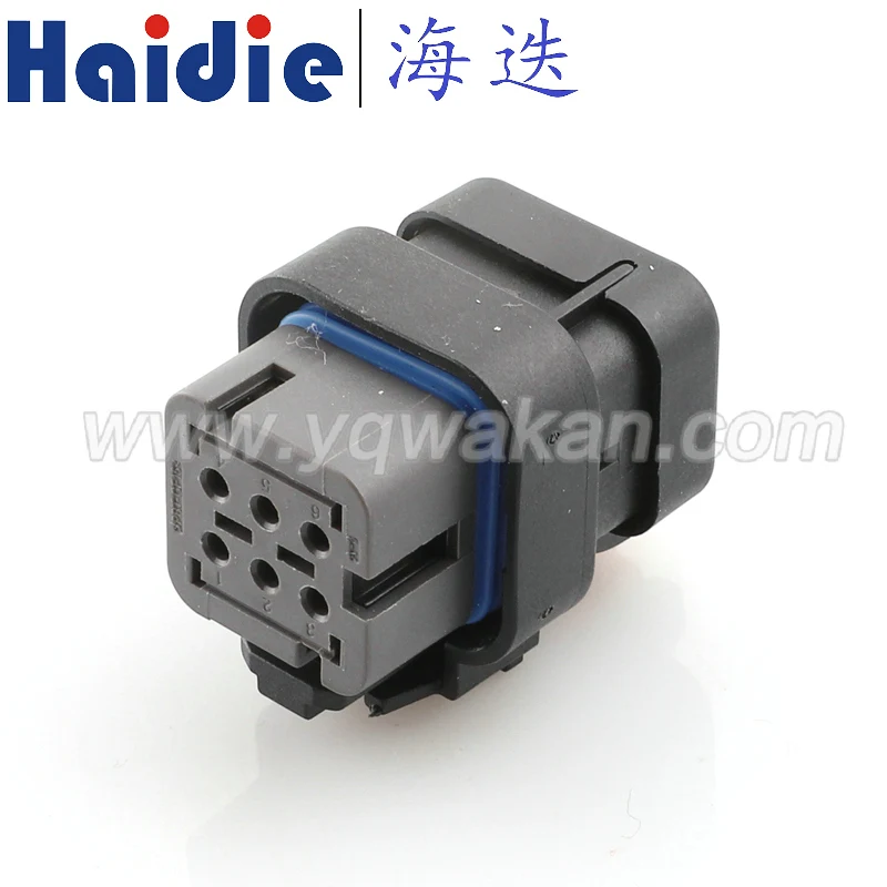 

Free shipping 2sets 6pin auto electrical housing plastic wiring harness connector 776433-2