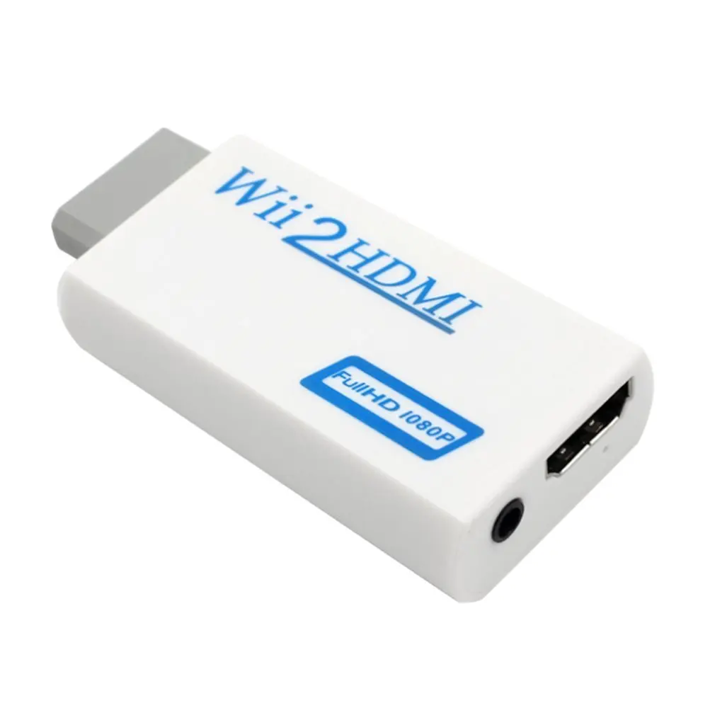 Для Nintendo Wii без хлопот Plug and Play для Mando to HDMI 1080p конвертер адаптер 2hdmi 3 5 мм аудио
