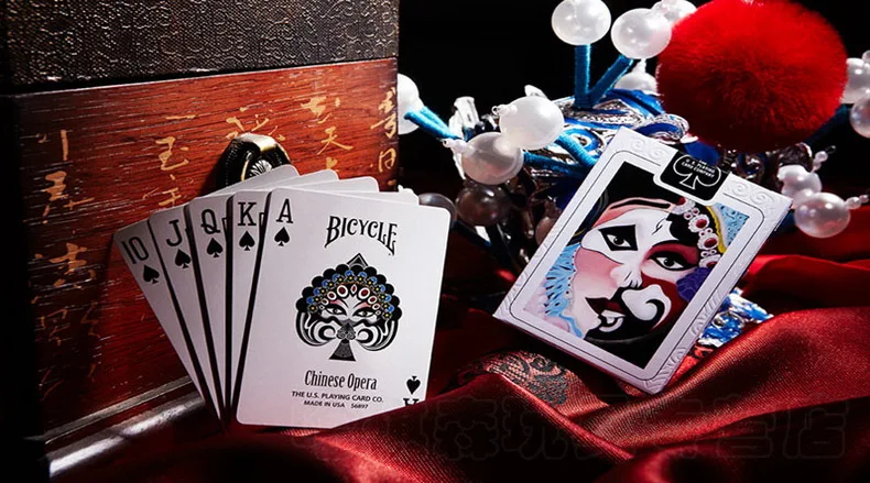 Велосипедная опера игральная карта колода Волшебная карточка покер крупным