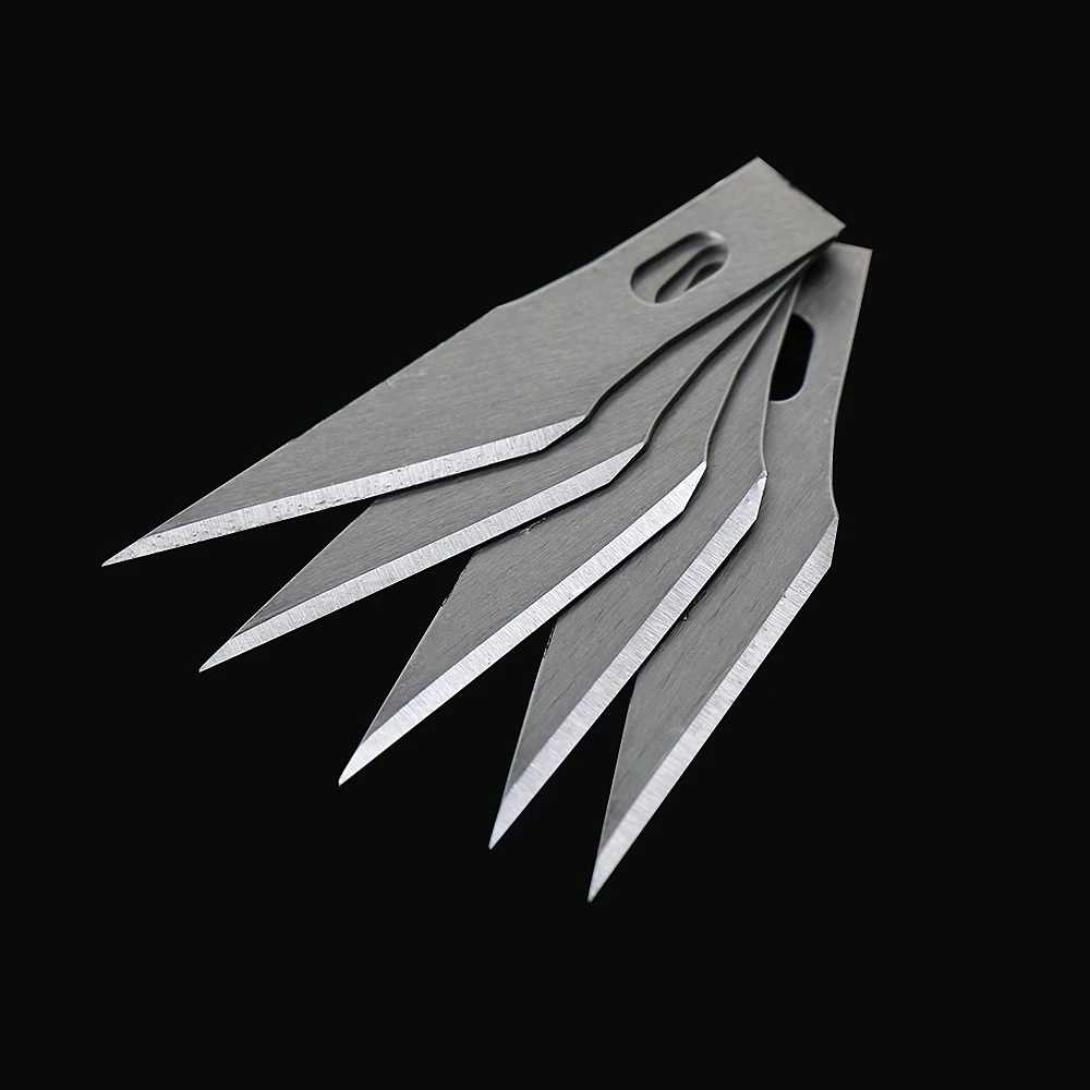 6pcs/Set Precision Hobby Knife Metal Handle With Blades For Arts Wood Carving Tools Crafts Phone PCB Repair Multi DIY Hand - купить по