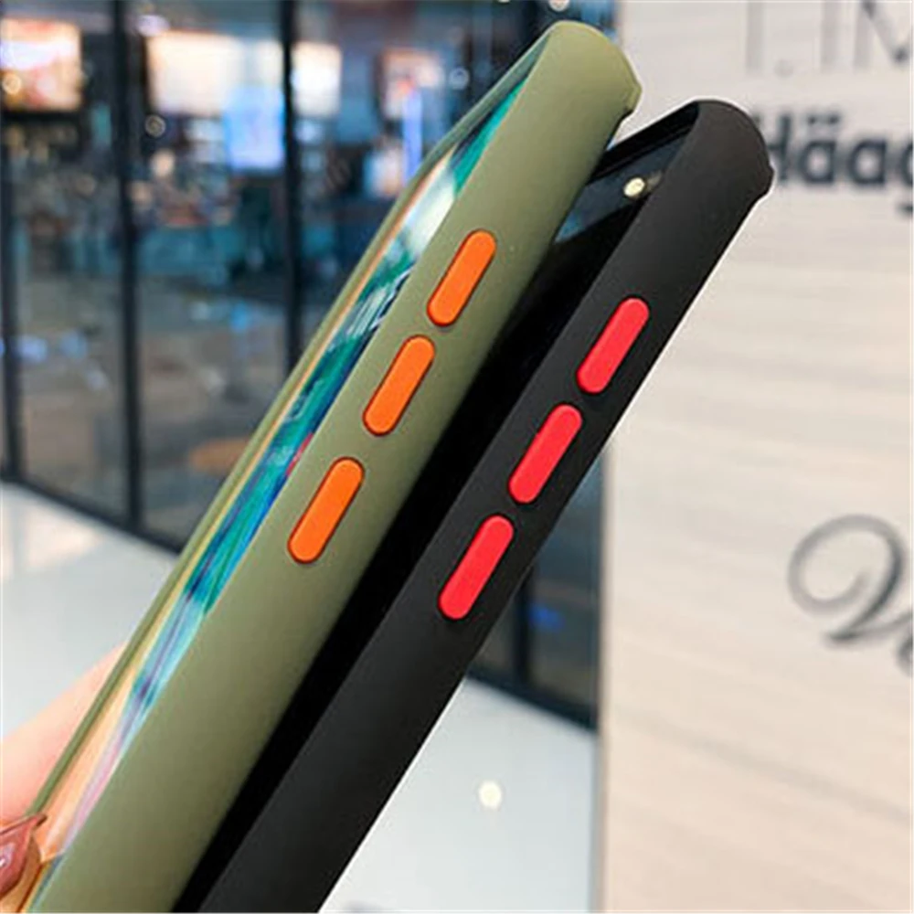 Прозрачный чехол для телефона с кольцом на палец Huawei Mate30 Pro P40 30 матовый из ТПУ