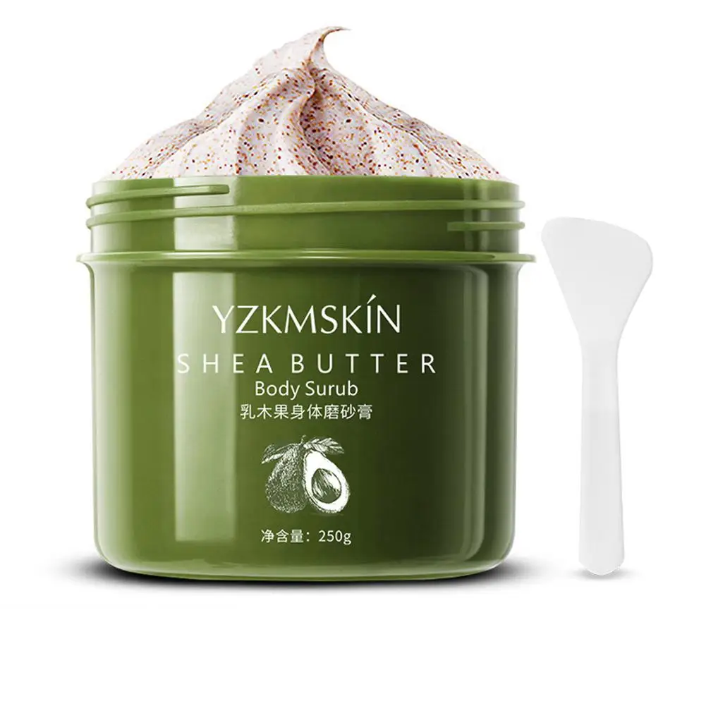 HobbyLane масло семян Ши Body скраб крем глубокий обладает отшелушивающим эффектом