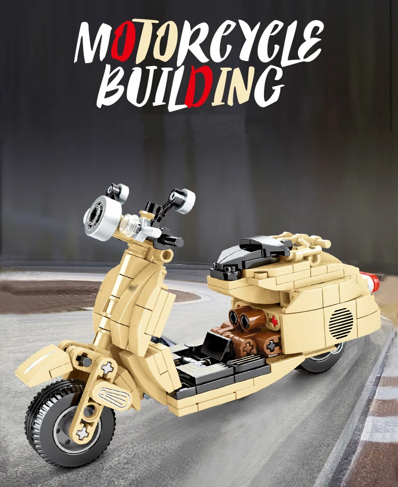 

SEMBO мотоцикл Детский пазл строительные блоки сборки кирпичи игрушки модель куртка из искусственной кожи для мальчиков и девочек подарок ...