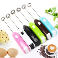 egg beater stainless steel stirrer handheld electric coffee foam maker home kitchen mixer egg tools color random