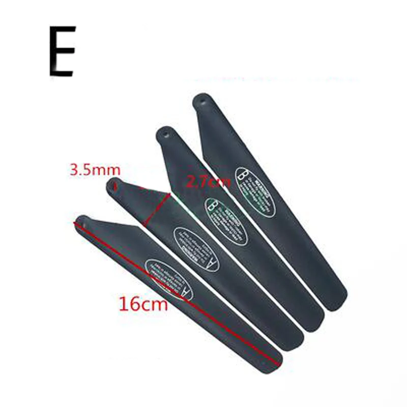 8 шт. лопастные винты для вертолета 12*2 3*0 3 см 16x2 7x0 35 17*3*0 18*2 7*0 см|diy parts|main bladesrotor blade |