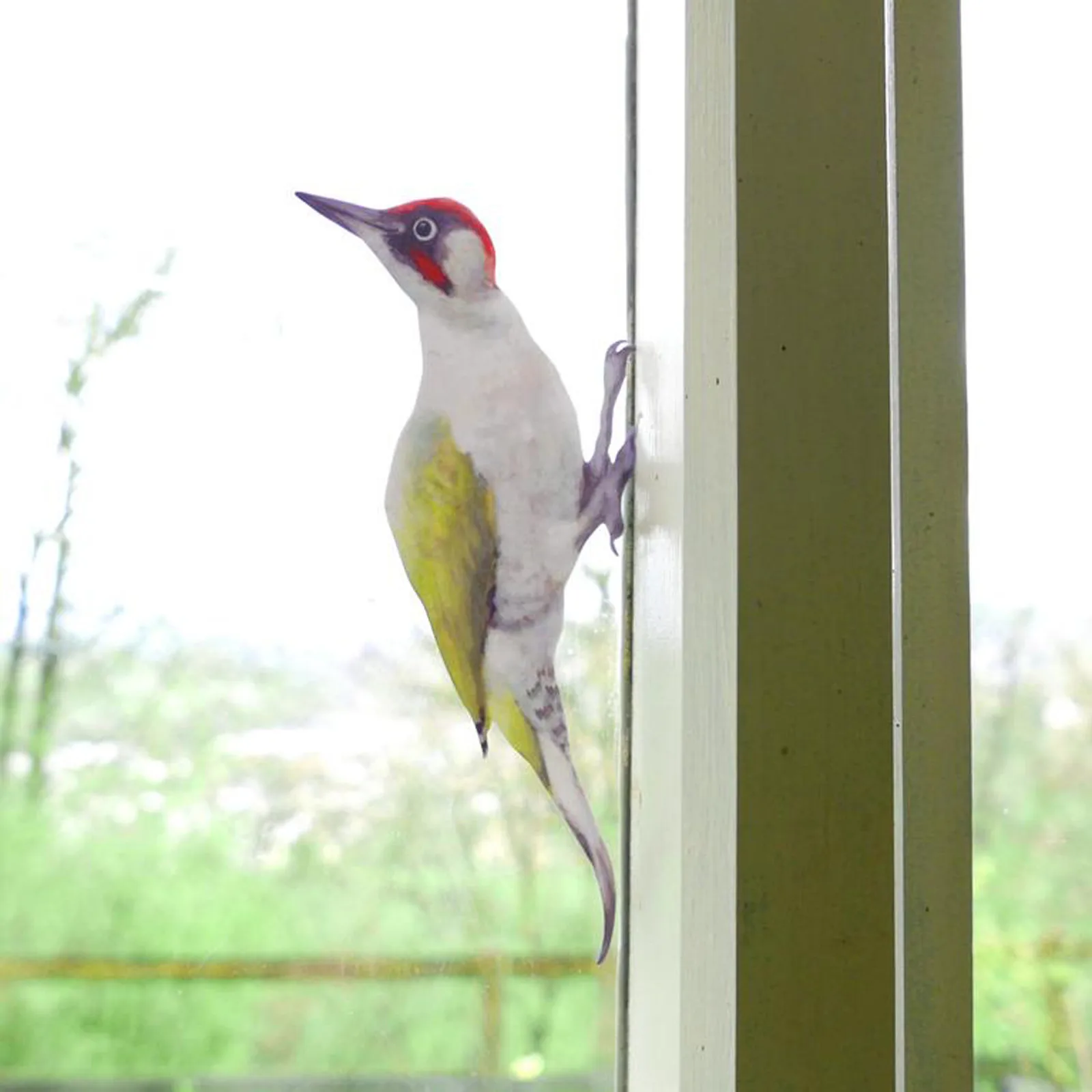 ПВХ с дятлами рост стены Стикеры s моделирование зеленые Птицы пленка Стикеры лесной крытый и открытый Спальня декоративной пленки горячая распродажа