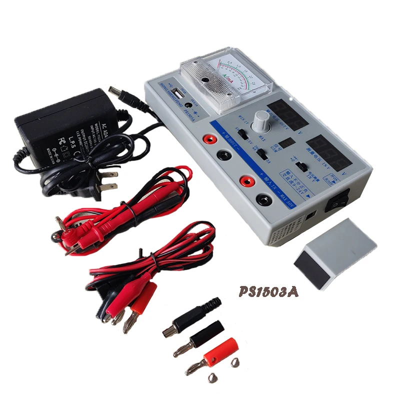 15V 2A/3A PS1502 PS1503A Mini DC Power Supply Adjustable Digital Regulated with GSM Signal Test For all Phone Repair | Обустройство