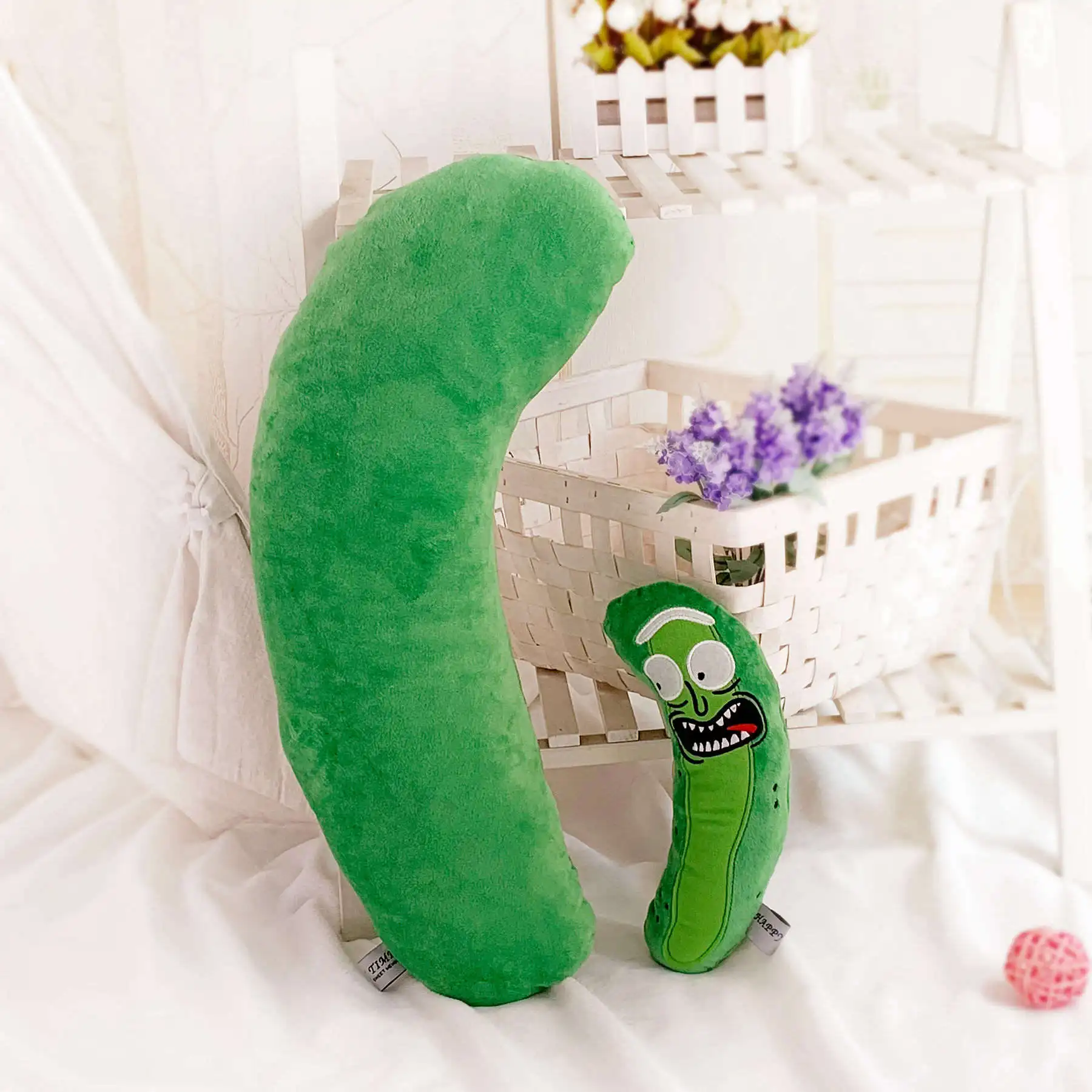 Мягкая подушка игрушки злой огурец 25/53 см каваи реалистичный сексуальный