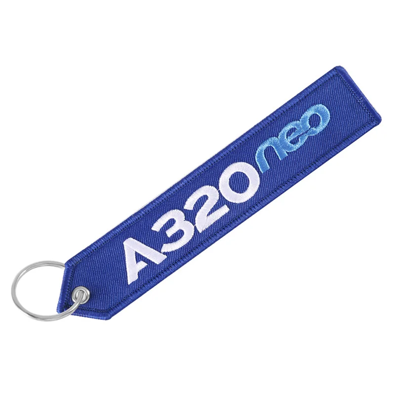 Remove Before Flight Аэробус брелок вышивка A320 специальный этикетка лейбл, авиация брелки для ключей для подарка OEM брелок для ключей Модные украшения
