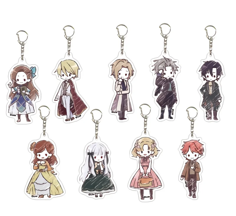 

Аниме «моя следующая жизнь как злодейка»: все маршруты приводят к раздумке! Акриловый брелок для ключей Катарина клаеса, подвеска для сумки,...