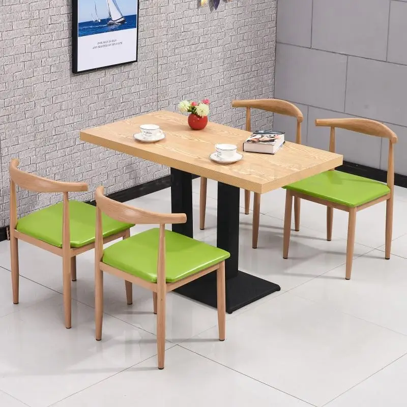 Стол для заведения быстрого питания и стул сочетание закуска чай с молоком