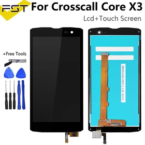 Для CROSSCALL Core X3 X4 ЖК-дисплей Дисплей с кодирующий преобразователь сенсорного экрана в сборе для CROSSCALL экшн X3 Дисплей ЖК-дисплей Trekker X4