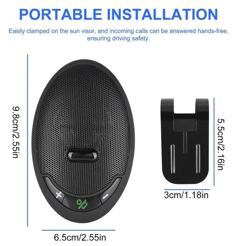 

Bluetooth Handsfree Calling Car Kit Car MP3 Player Audio Receiver Wireless Bluetooth FM Transmitter Car Music Receiver Speaker