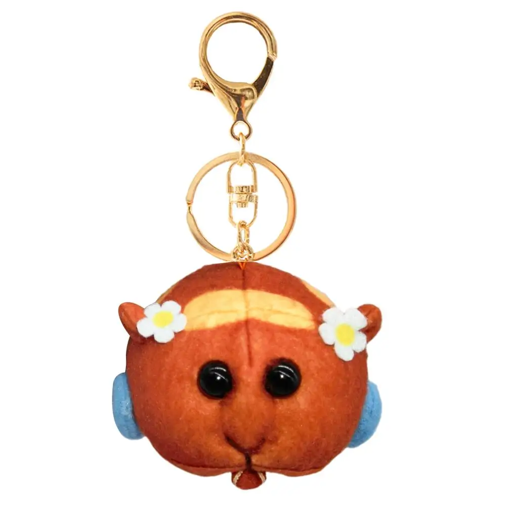 

PUI PUI Molcar Guinea Pig Cartoon Keychain Acrylic Animal Bag Pendant Car Key Chain Backpack Car Plush Doll Keychain Accessories