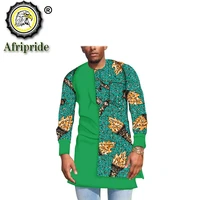 african shirts for men long sleeve o neck plus size print shirt pure cotton pockets ankara clothes plus size blouse s2012013