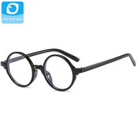 classic round anti blue light blocking glasses women optical frame transparent men eyeglasse filter reduces eye female male