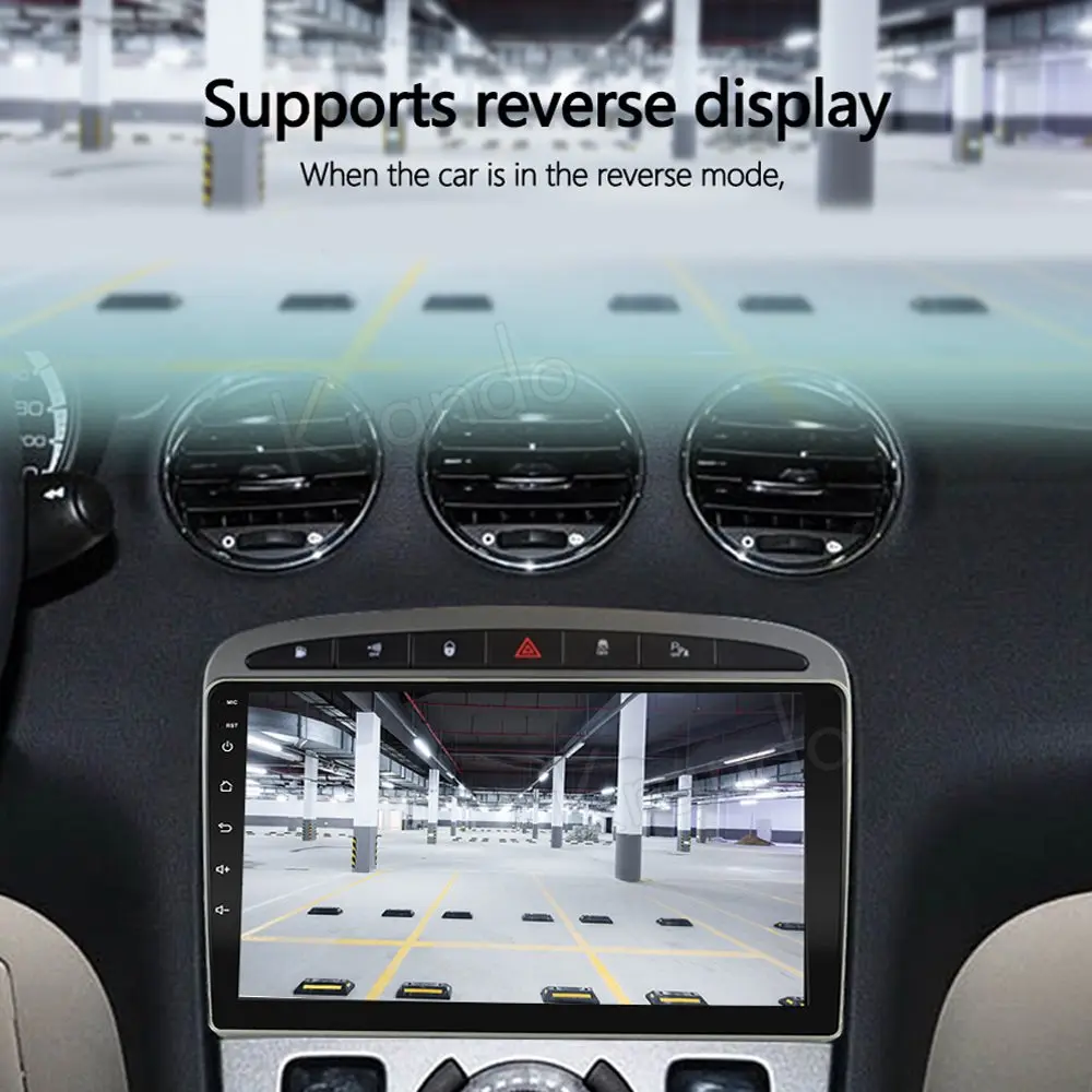 Krando Android 10 0 9 &quotIPS полный сенсорный автомобильный мультимедийный радио для Peugeot 408