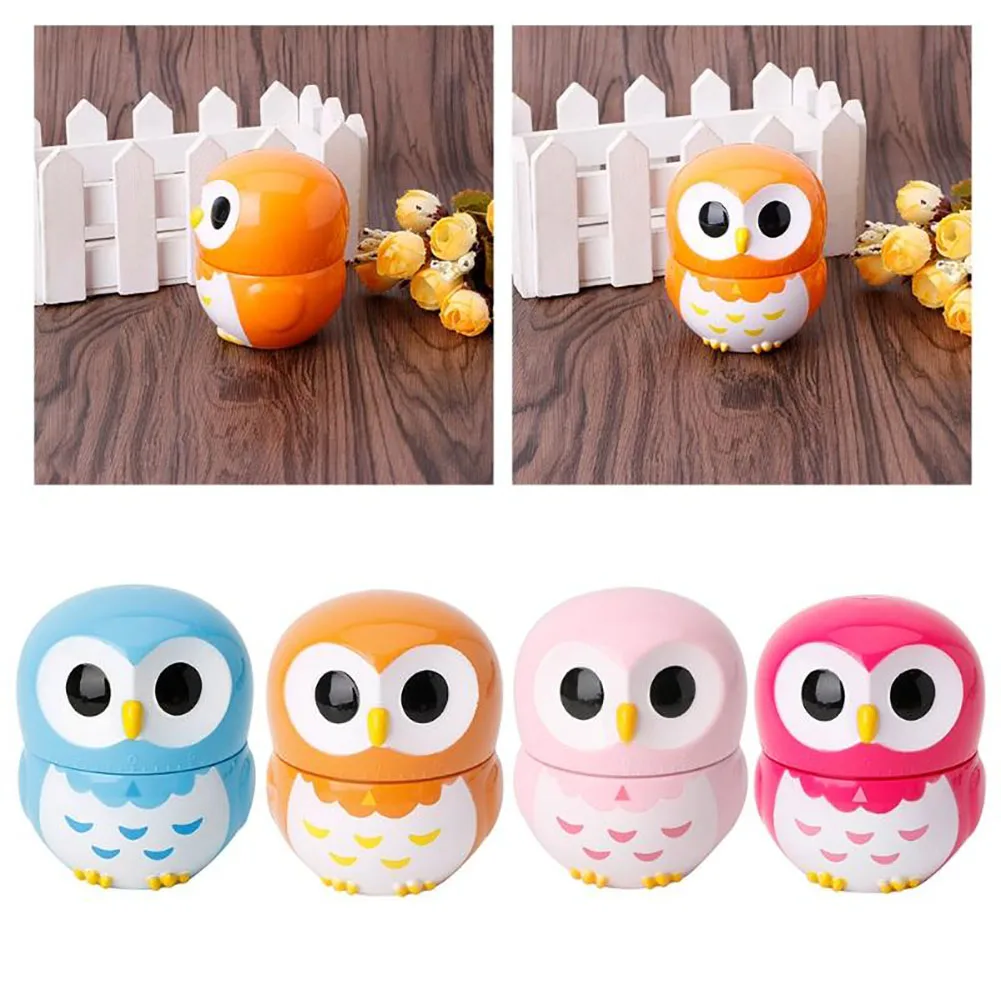 

Cute Owl Kitchen Timers Novelty Cartoon Cooking Timer Timer Clock Counters Egg Cooking Timer Reminder Kitchen Gadgets Timer