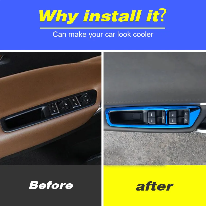 Панель переключателя для автомобильной двери окна панель подъема стекла крышка