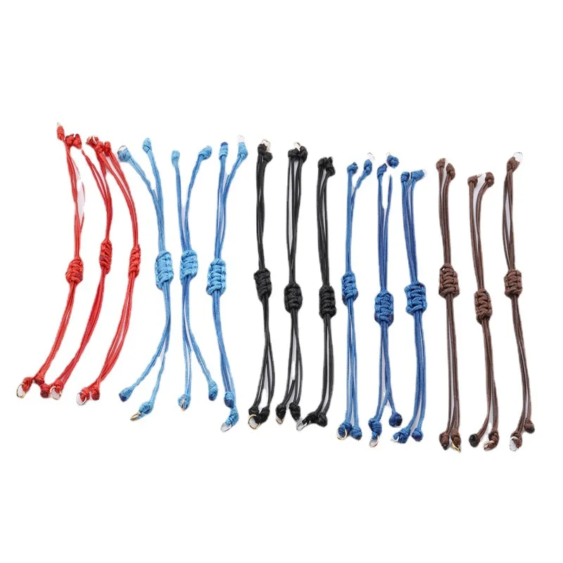 The New Hot Selling 0.8mm Thin DIY Hand Woven Wax Rope Bracelet Wax Rope Decorative Bracelet Jewelry Accessories Can Be Adjusted