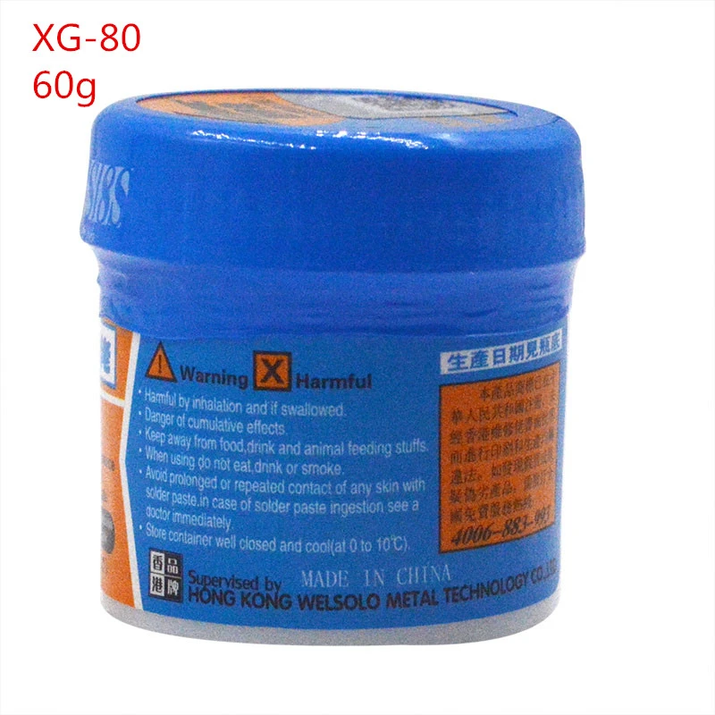 Паяльная паста Flux XG-80 XG-50 XG-30 олово для пайки Sn63/Pb67 для Hakko 936 TS100 паяльник для подключения к печатной платы SMT SMD ремонт инструмента