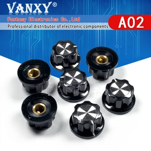 10 шт. Hat MF-A02 Ручка потенциометра WH118WX050 бакелитовая ручка медный сердечник внутреннее отверстие 6 мм