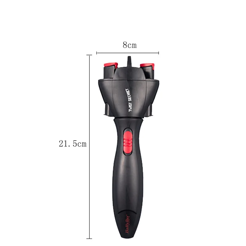 

Cordless Electric Hair Braider Curling Iron Knitted Device Hair Braider Styling Two Strands Twist Braid Maker Hair Tools
