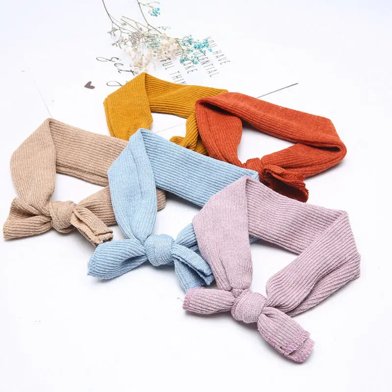 Baby Headband Toddler Infant Newborn Kids Girl Solid Bow Hair Band Accessories Hairband | Мать и ребенок