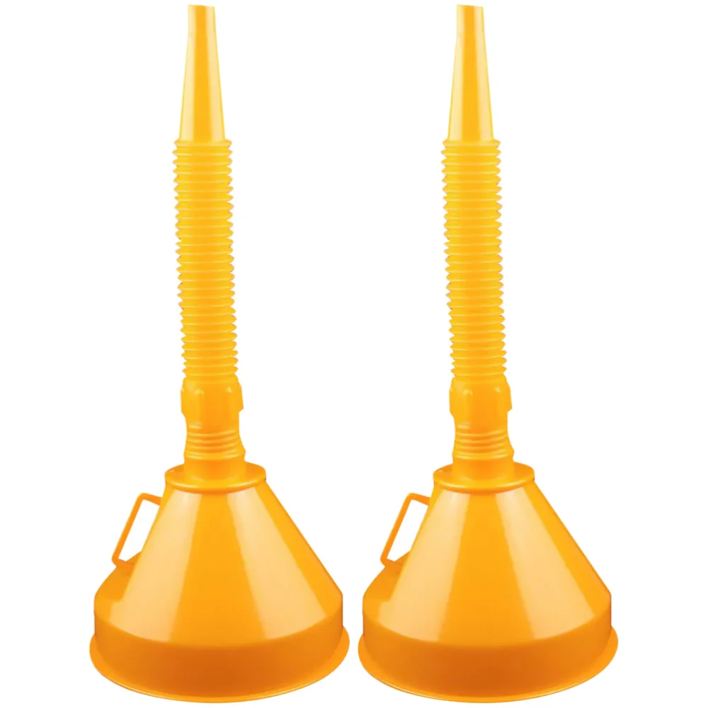 

2pcs Useful Wide Mouth Fuel Funnel Universal Automotive Motorbike Filling Funnel