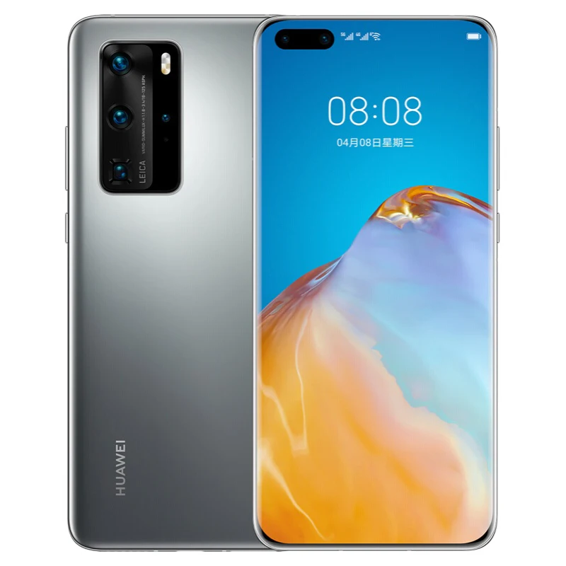 Смартфон Huawei P40 Pro 100% оригинал Android 10 6 58 дюйма 90 Гц 8 + 128 ГБ Kirin 990 50 МП 4 камеры 40