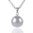 Ожерелье с шариком гармонии, бриллиант для беременных, винтажный перезвон, кулон, длинная цепочка 40 дюймов, ожерелье для матери, Бади, ювелирные изделия
