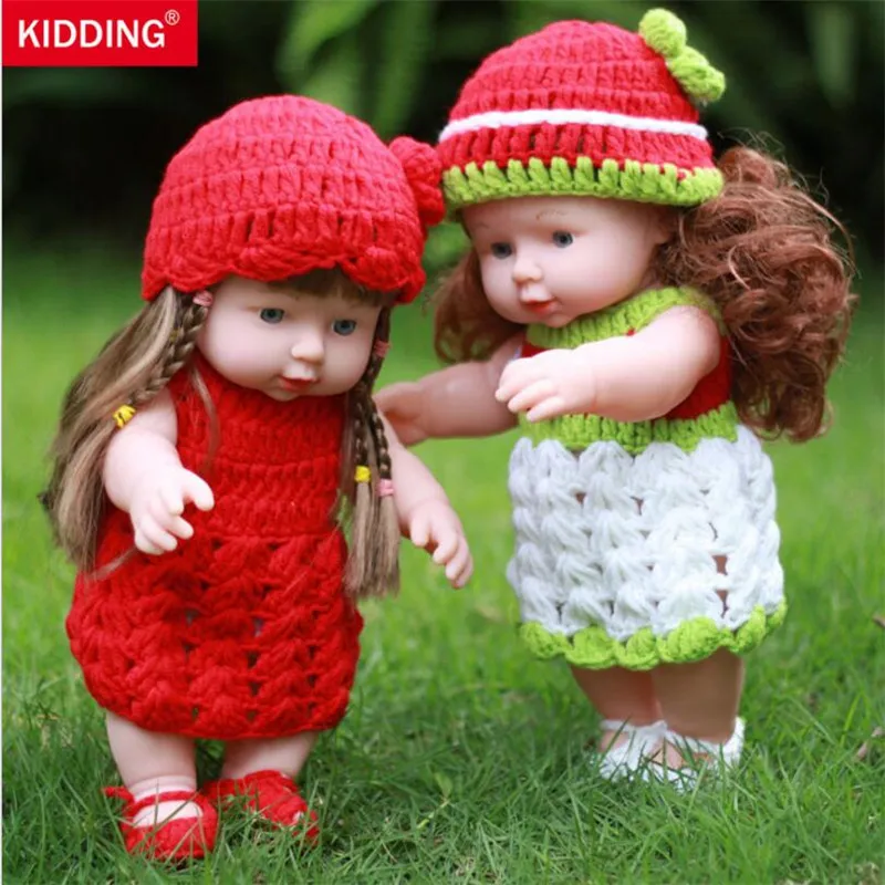 Мини-свитер 30 см полноразмерный силиконовый новорожденный спящий малыш кукла