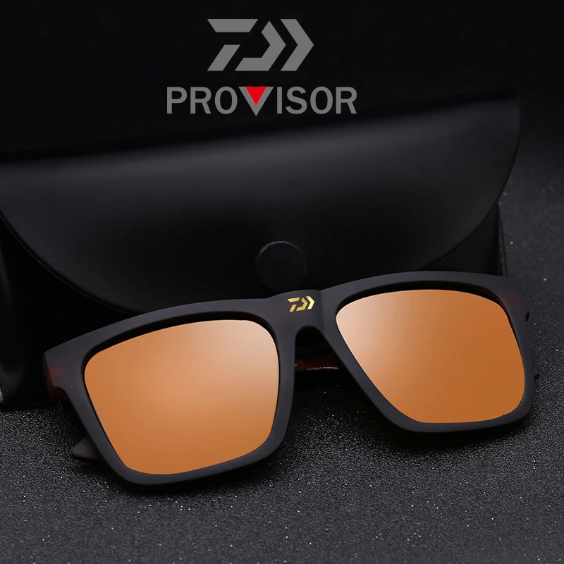 

2020 Daiwa Man Fishing Polarized Sunglasses Retro Box Driving Sunglasses Classic Sunglasses DAWA Fishing Sunglasses Send box