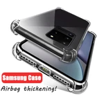 Противоударный чехол для телефона Samsung Galaxy A51 A71 A90 S6 S7 S8 S9 S20 21 Plus S10 Lite S21 Ultra S20 FE, силиконовый чехол, задняя крышка