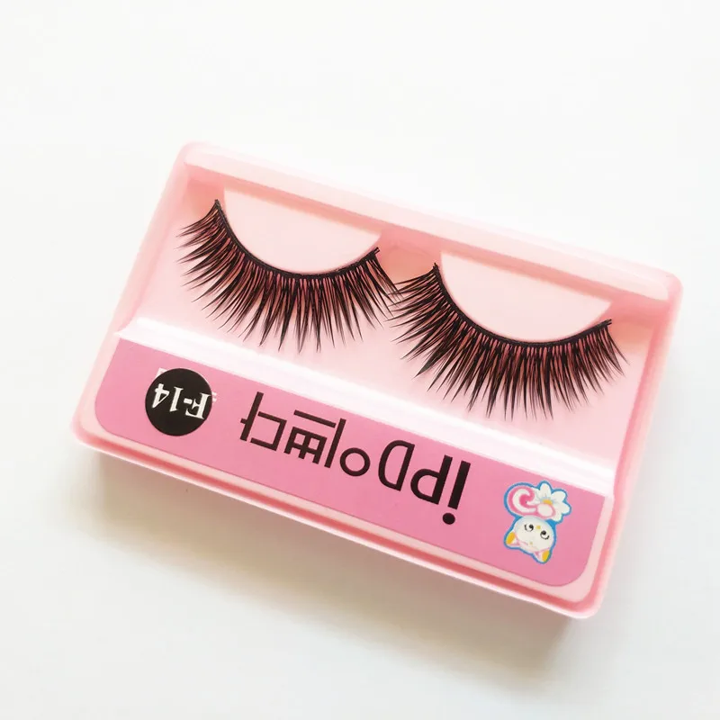 2 шт Котенок 3D норковые ресницы накладные драматический объем поддельные макияж