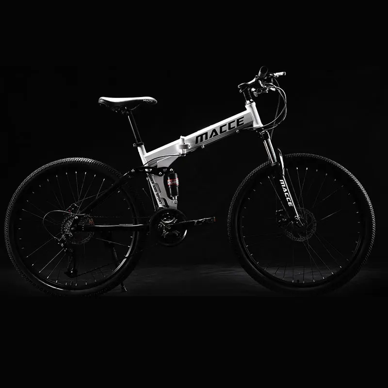 Горный велосипед складной 26 дюймов скорость двойной амортизация внедорожных