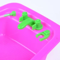 1pcs random color doll accessories cute fashion furniture accessories baby toy play house toys bath tub