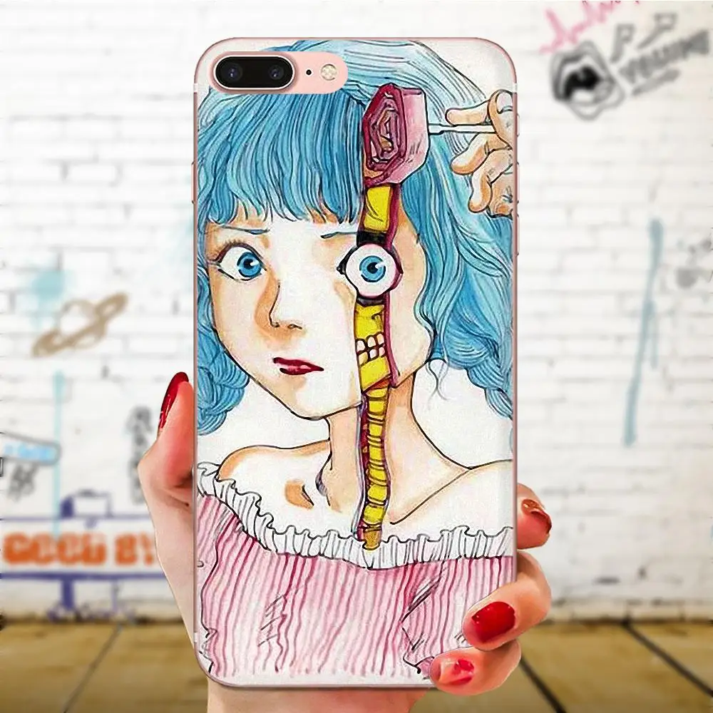 Shintaro Kago мультфильмы ужасов для sony Xperia Z Z1 Z2 Z3 Z4 Z5 compact Mini M2 M4 M5 T3 E3 E5 XA XA1 XZ Премиум ТПУ