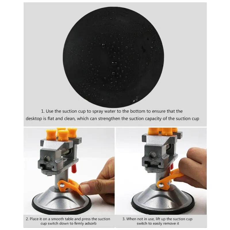 Adjustable Table Vise Household Workbench 360° Grinder Rotary Hand Drill Toggle Clamp Pliers Electric Small Bench | Инструменты