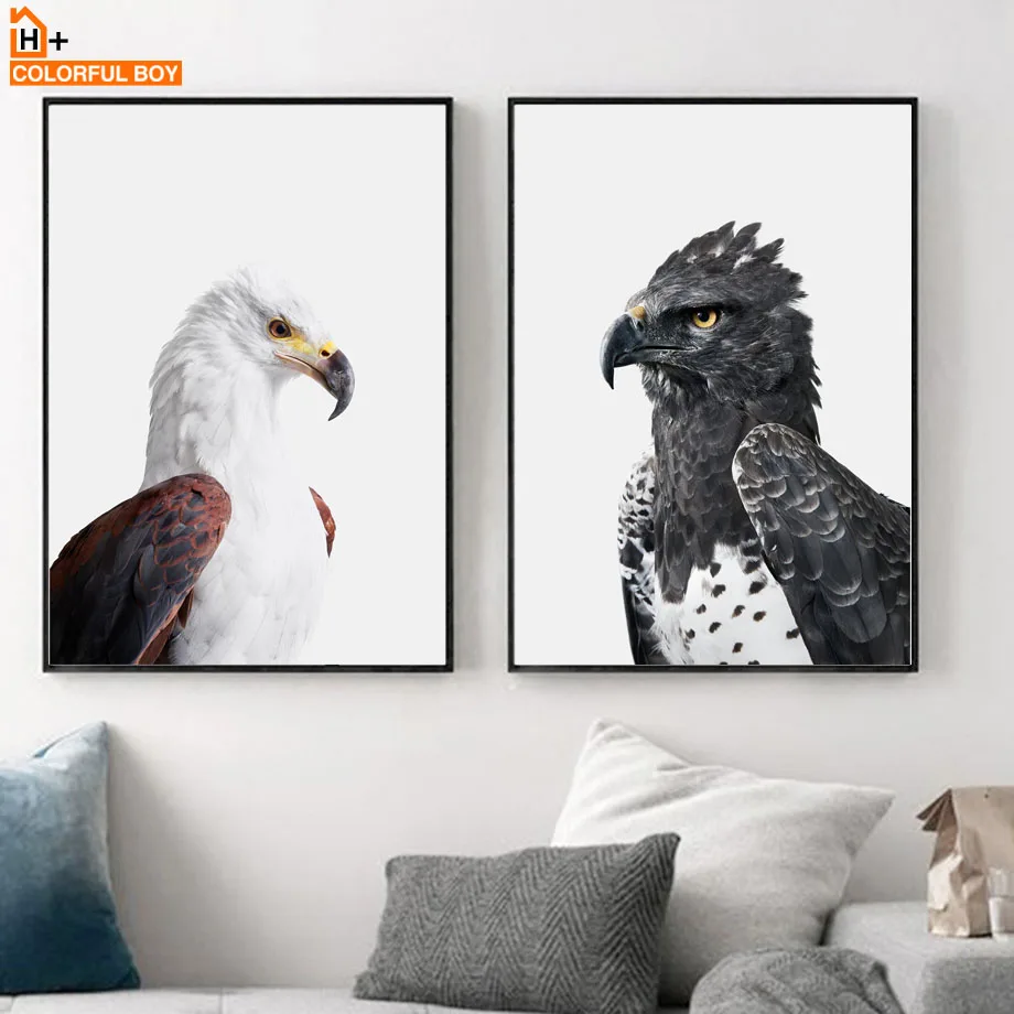 

Eagle Tiger Lion Parrot Cheetah Nordic Canvas Posters And Prints Wall Art Canvas Painting Print Wall Pictures For Living Room