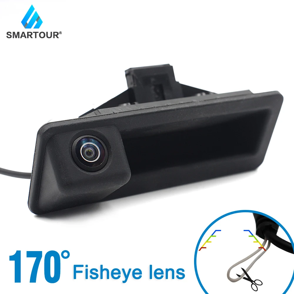 

Car Trunk Handle Rear View Camera With Waterproof Parking Line DC 12V For BMW E60 E61 E70 E71 E72 E82 E84 E90 E91 Camera
