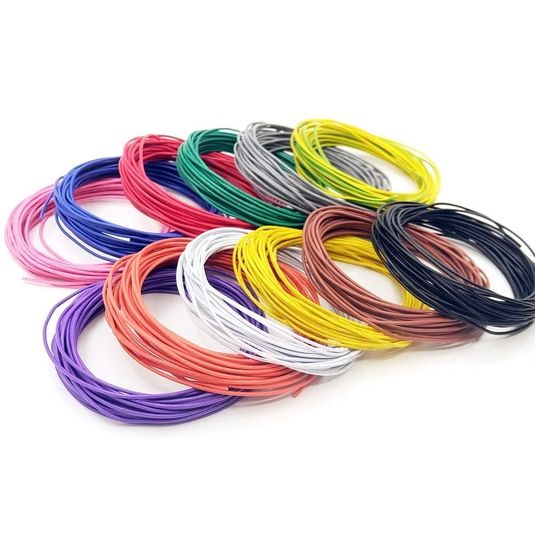 1 м Электронный провод 22AWG медный кабель OD 6 мм ПВХ изолированный лампа освещение