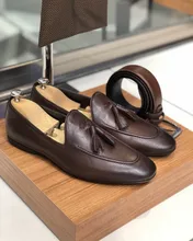 Men's Shoes New for 2020 High Quality Men Pu Leather Safety Fashion Shoe Male Vinage Classic Loafer Shoes Soulier Homme HG203