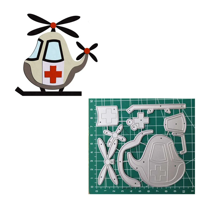 

Helicopter Metal Dies For Card Making New For 2020 Die Doctor Vintage Scrapbook Album
