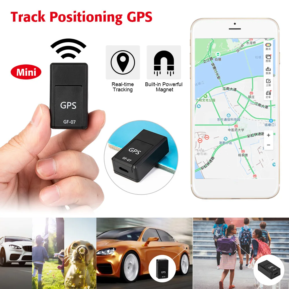 Мини GF 07 GPS постоянный магнитный SOS устройства слежения для автомобиля